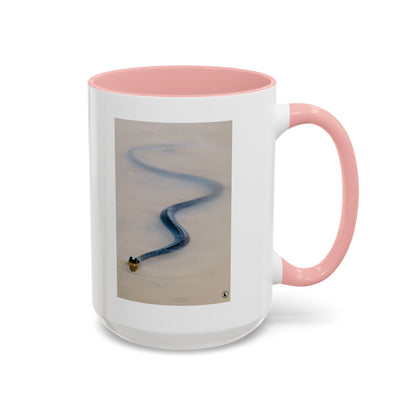 Serpentine Ribbon Snake Coffee Mug — Nature Photography Accent Mug (11/15oz)