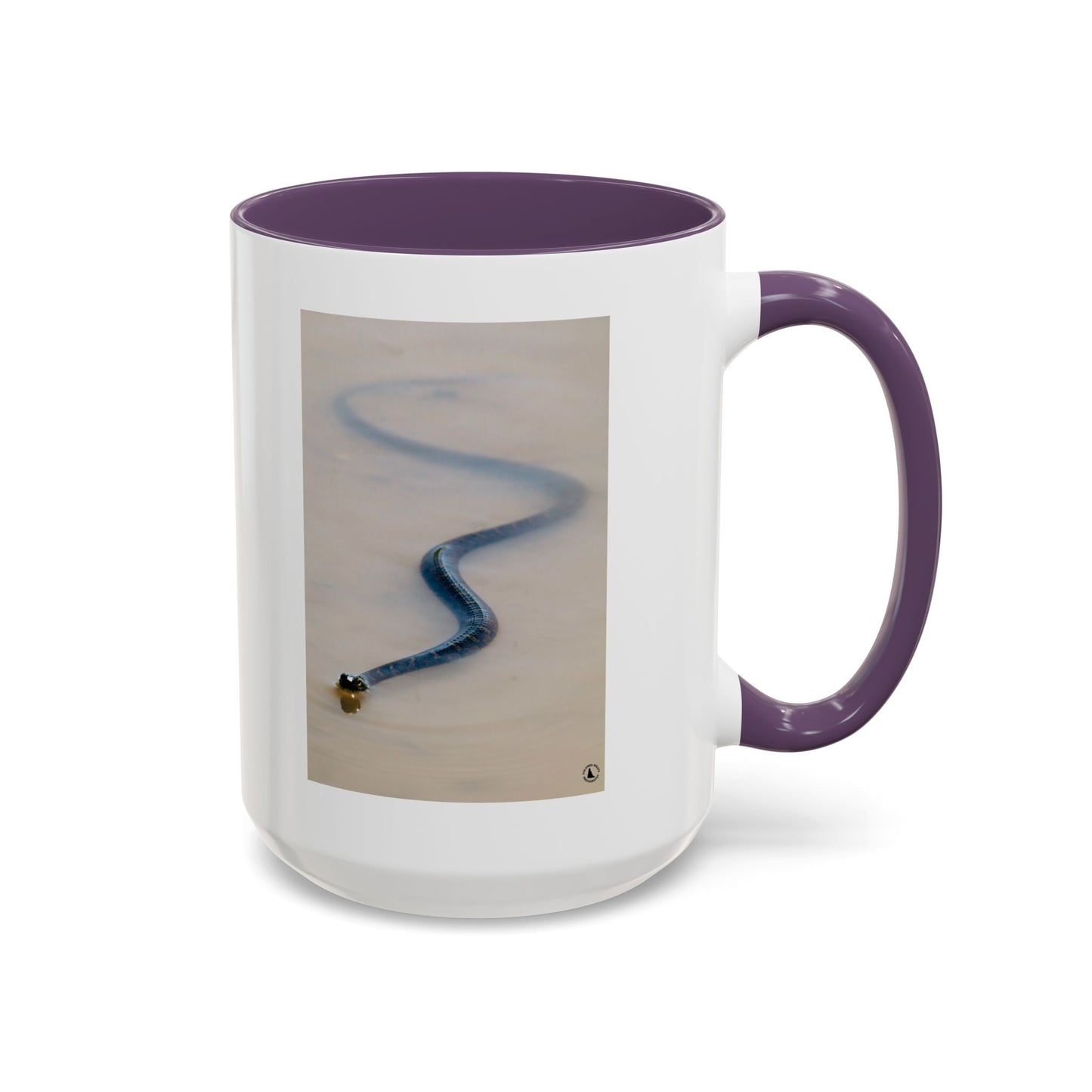 Serpentine Ribbon Snake Coffee Mug — Nature Photography Accent Mug (11/15oz)