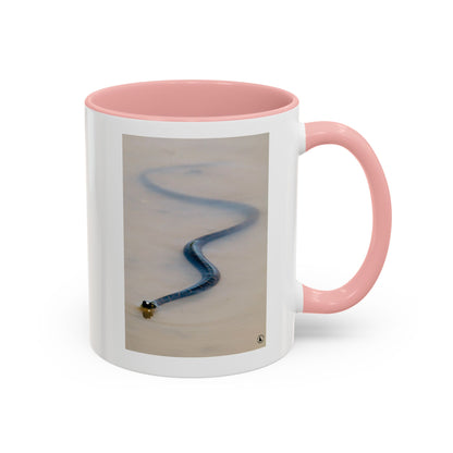 Serpentine Ribbon Snake Coffee Mug — Nature Photography Accent Mug (11/15oz)