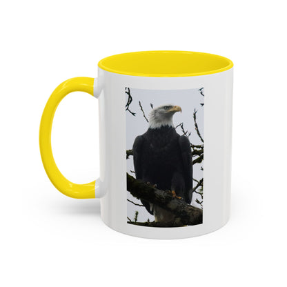Bald Eagle Accent Coffee Mug – Patriotic Wildlife 11/15oz