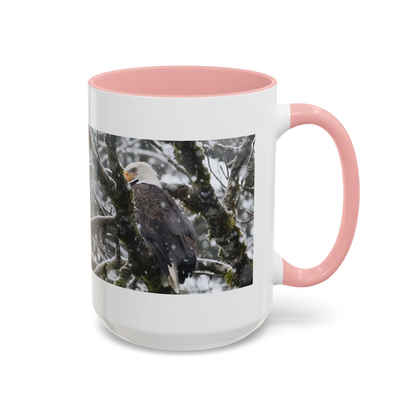 Bald Eagle Winter Photo Coffee Mug — 11/15oz Accent Mug