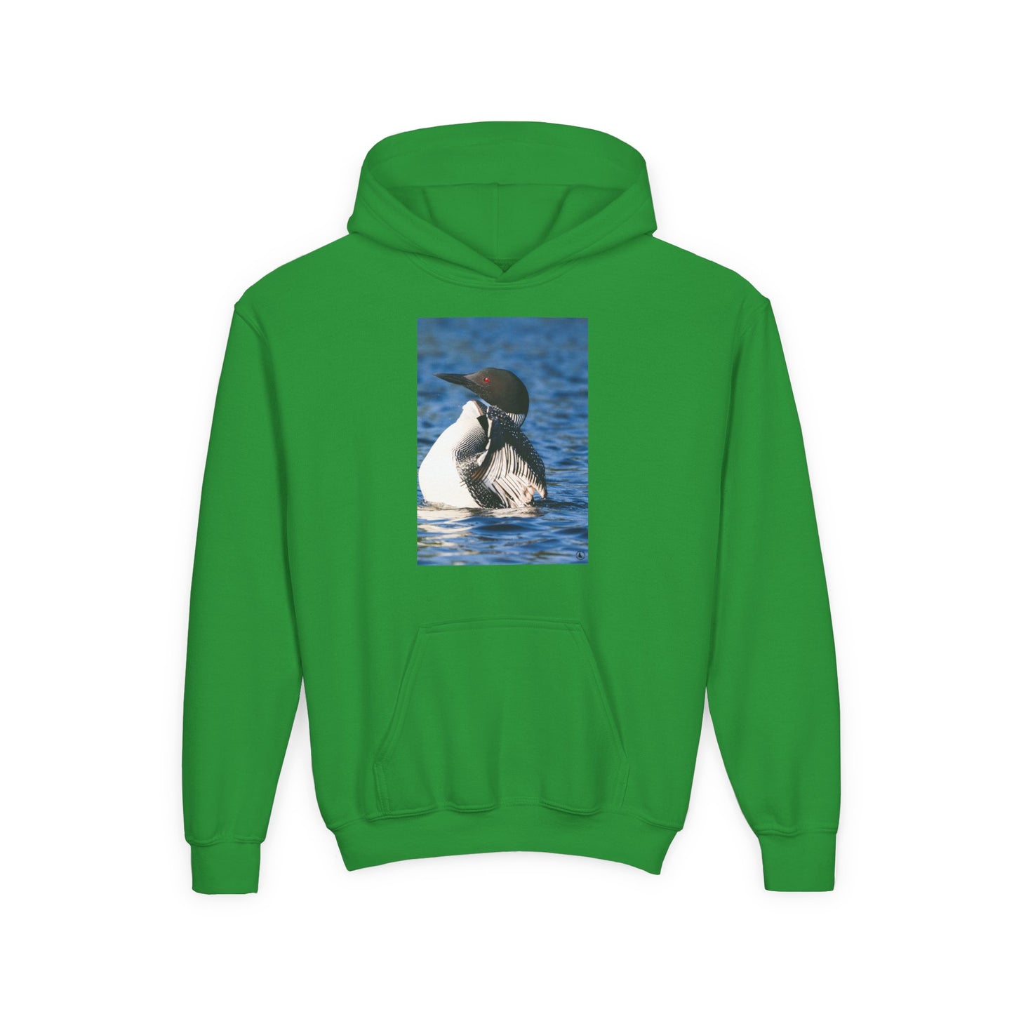 Youth Hoodie with Common Loon Photo – Nature-Lover Kids Pullover