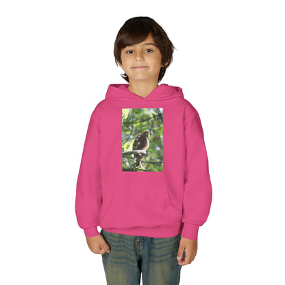 Youth Hoodie — Woodland Sparrow Photo Pullover