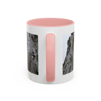 Bluebird in Tree Cavity Accent Coffee Mug — Nature Wildlife Ceramic Mug (11/15oz)