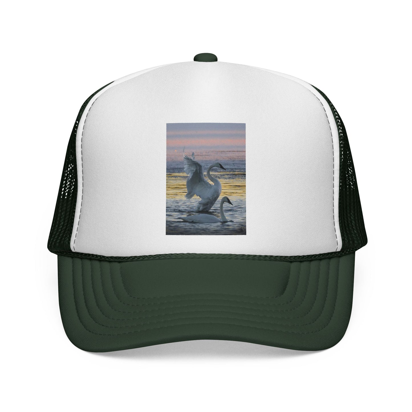 Trucker Cap — Dancing Dolphin Sunset Mesh Hat