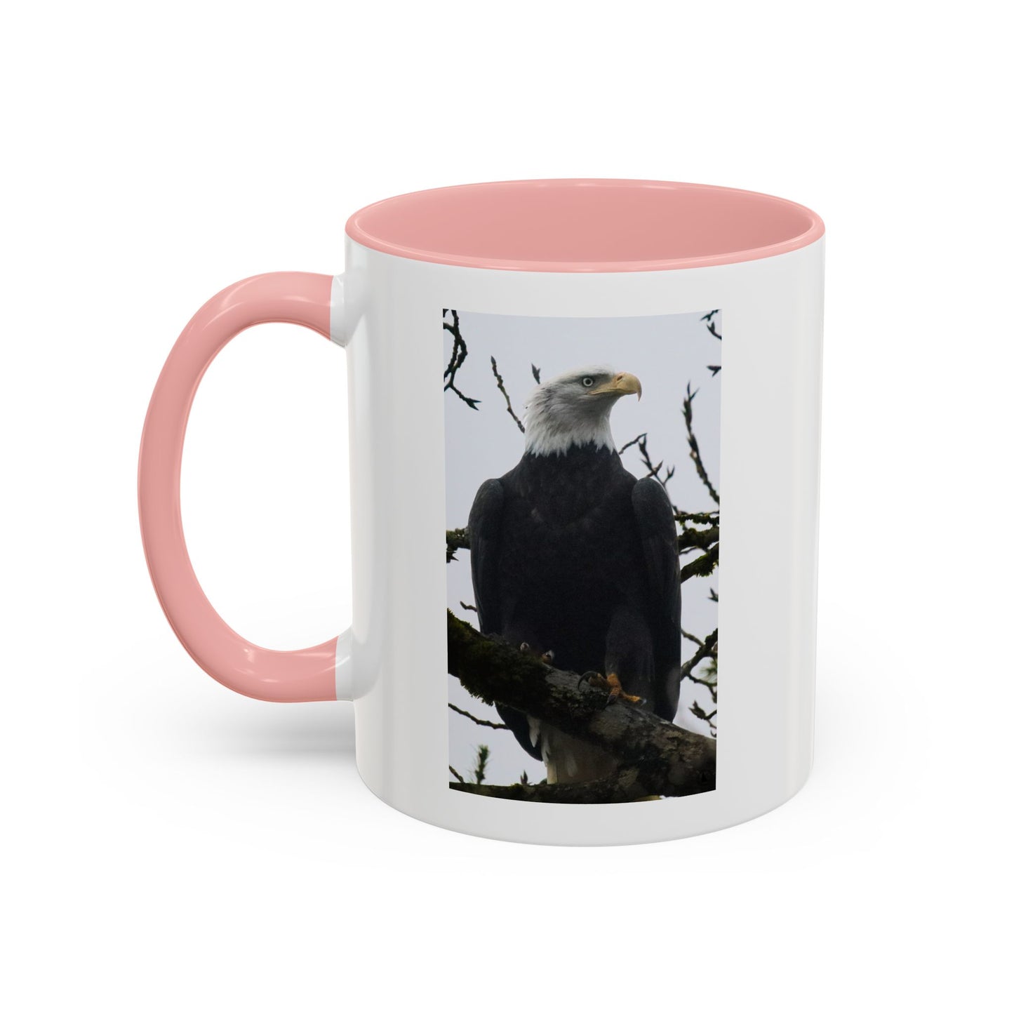 Bald Eagle Accent Coffee Mug – Patriotic Wildlife 11/15oz