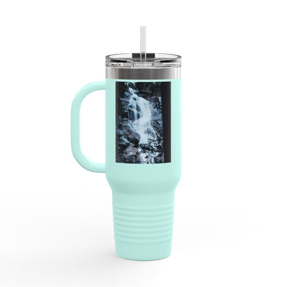 40oz Insulated Travel Mug — Mountain Waterfall Photo Design
