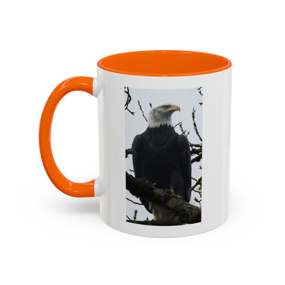 Bald Eagle Accent Coffee Mug – Patriotic Wildlife 11/15oz