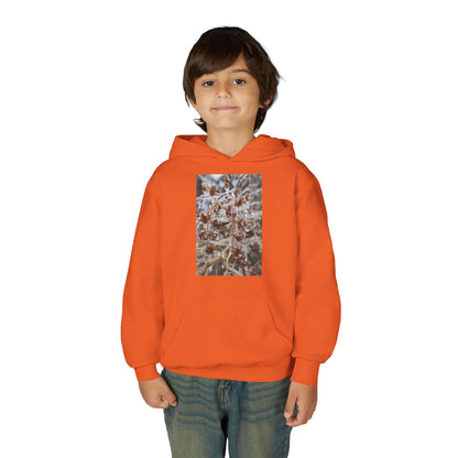 Youth Hoodie — Frosted Winter Berries Photo Print