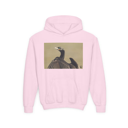Cormorant Bird Photo Hoodie | Wildlife Photography Kids Sweatshirt