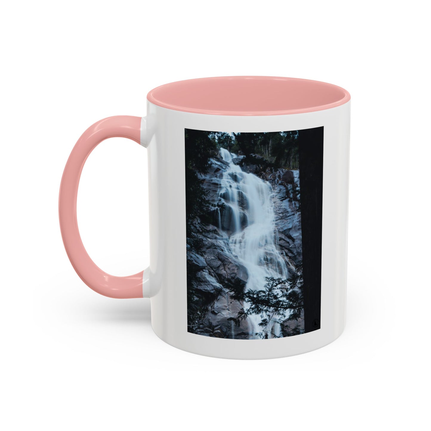 Waterfall Photo Accent Coffee Mug – Scenic Nature Travel Gift (11/15oz)