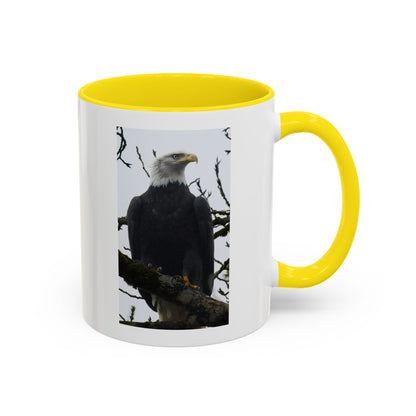Bald Eagle Accent Coffee Mug – Patriotic Wildlife 11/15oz