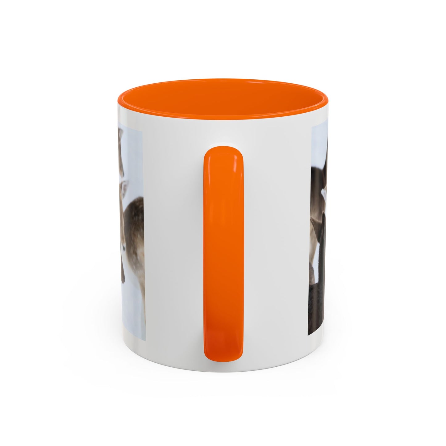 Deer Herd Accent Coffee Mug — Wildlife Photo Ceramic Mug (11/15oz)