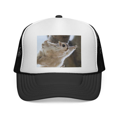 Squirrel Photo Trucker Cap - Cute Wildlife Snapback Hat