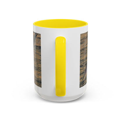 Pelican Sunrise Accent Coffee Mug — 11/15oz Ceramic Mug for Bird Lovers