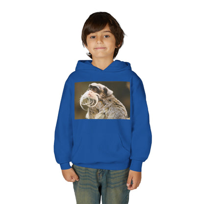 Youth Hoodie with Mustached Tamandua Anteater Photo – Cute Animal Kids Sweatshirt
