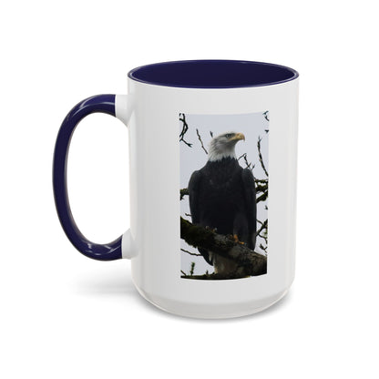 Bald Eagle Accent Coffee Mug – Patriotic Wildlife 11/15oz