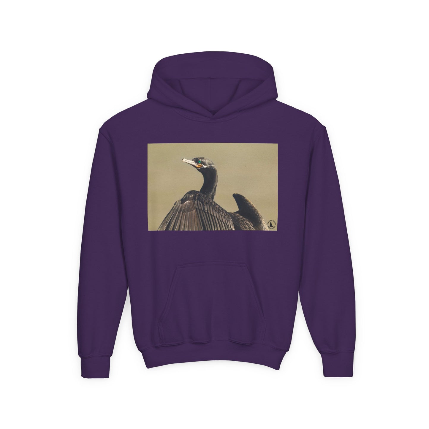 Cormorant Bird Photo Hoodie | Wildlife Photography Kids Sweatshirt