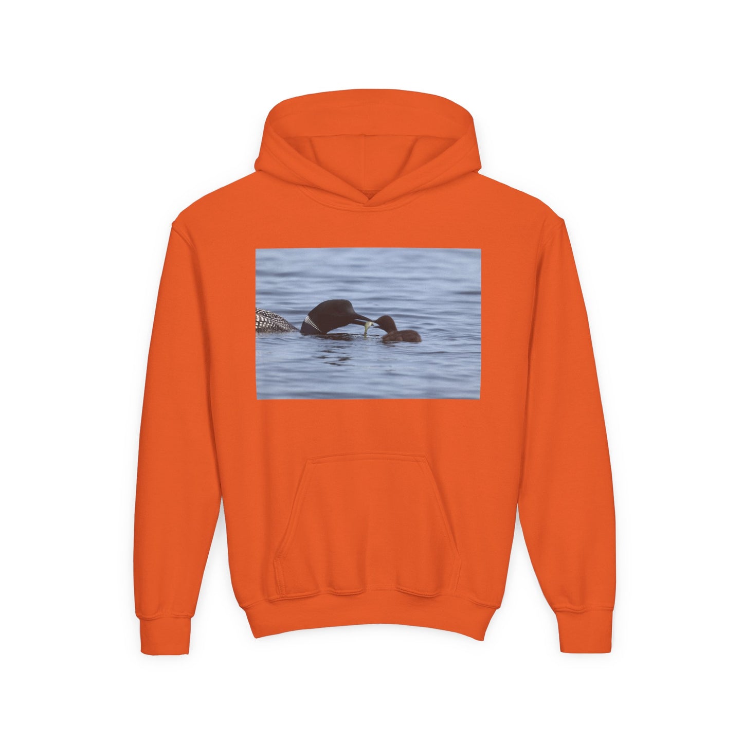 Duck Family Photo Hoodie — Youth Wildlife Nature Hoodie