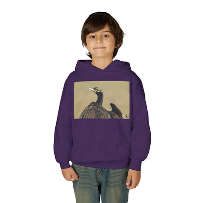 Cormorant Bird Photo Hoodie | Wildlife Photography Kids Sweatshirt