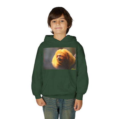 Golden Lion Tamarin Youth Hoodie — Cute Monkey Photo Sweatshirt for Kids