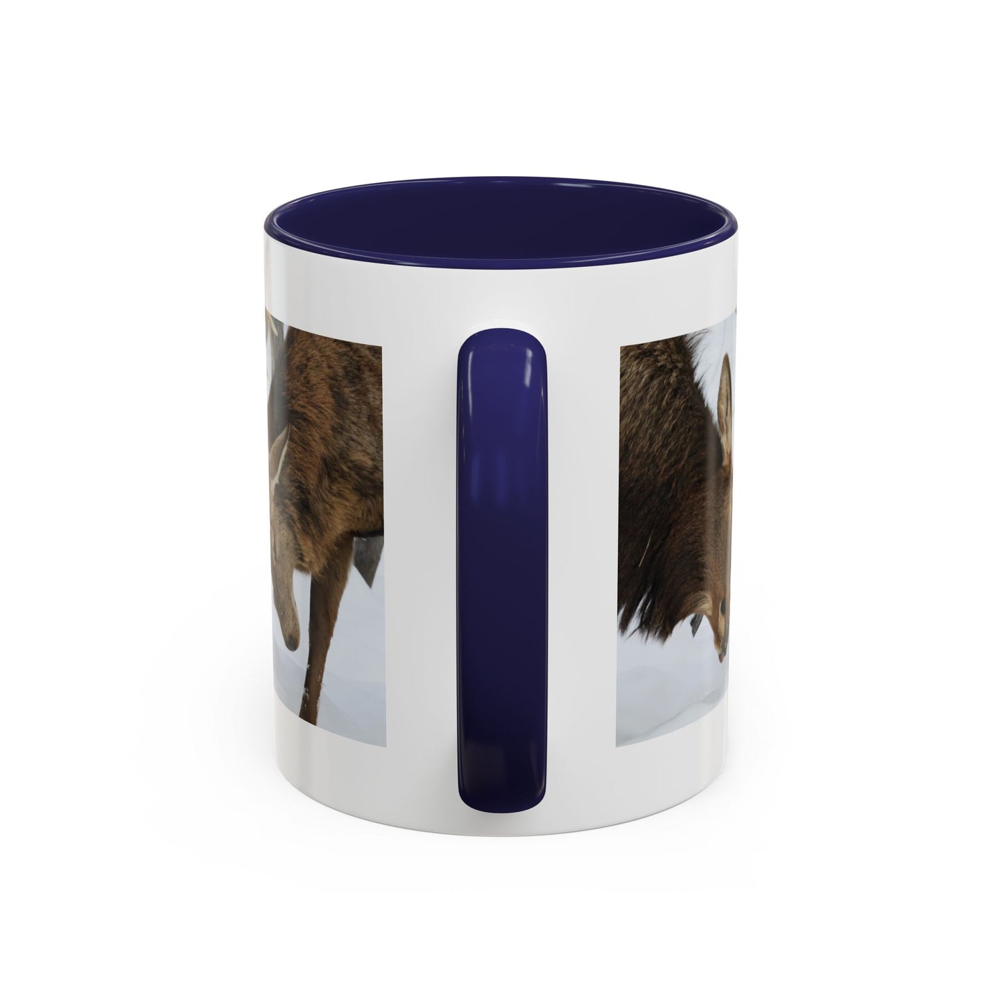 Deer Antler Clash Coffee Mug — Rustic Wildlife Accent Mug (11/15oz)