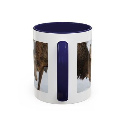 Deer Antler Clash Coffee Mug — Rustic Wildlife Accent Mug (11/15oz)
