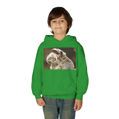 Youth Hoodie with Mustached Tamandua Anteater Photo – Cute Animal Kids Sweatshirt