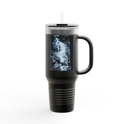 40oz Insulated Travel Mug with Waterfall Photo