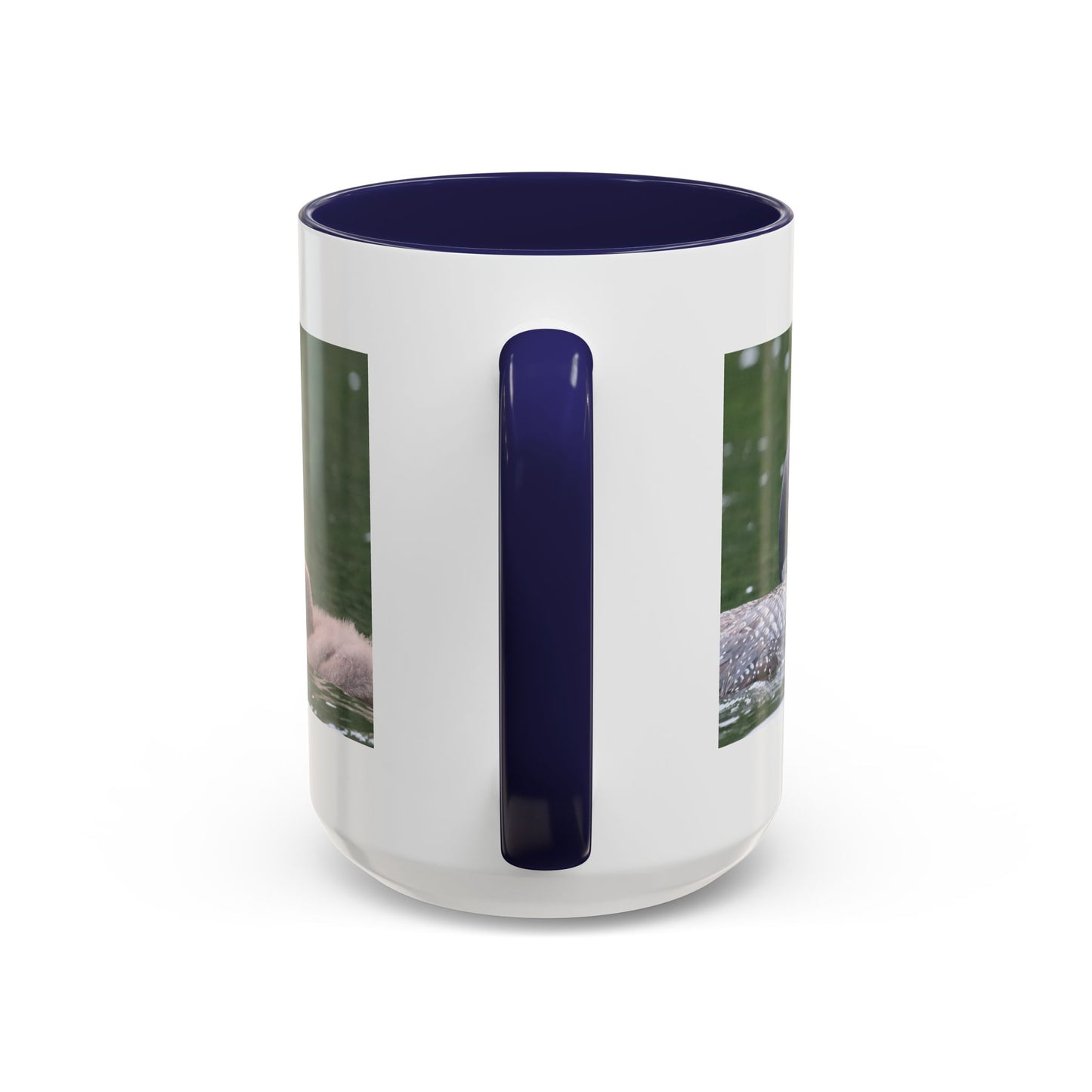 Loon Family Accent Coffee Mug – Wildlife Photo Tea Mug (11/15 oz)