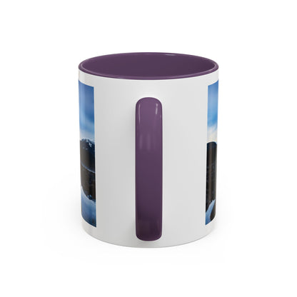 Mountain Lake Accent Coffee Mug — Scenic Wilderness Photo Travel Gift (11/15oz)