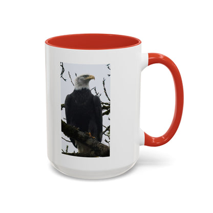 Bald Eagle Accent Coffee Mug – Patriotic Wildlife 11/15oz