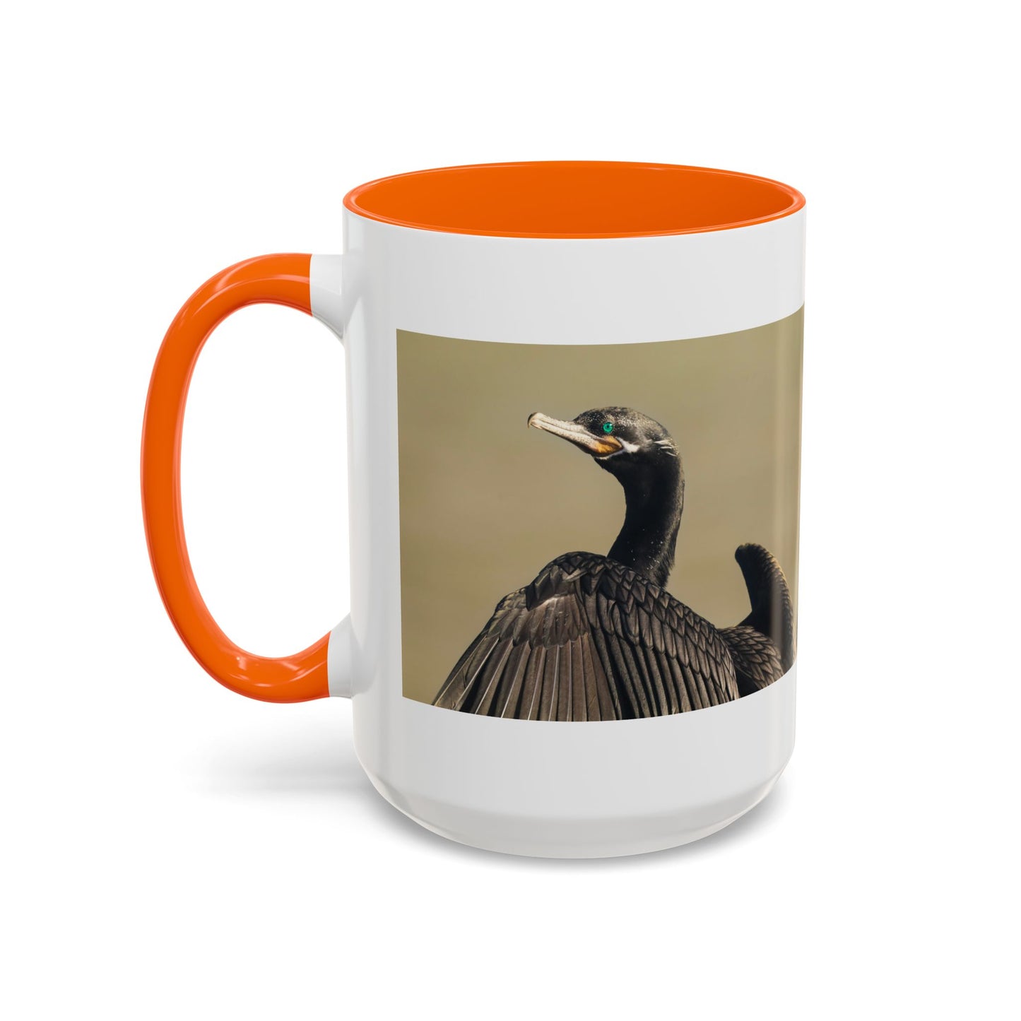 Cormorant Photo Coffee Mug – Birdwatching Nature Gift (11/15oz)