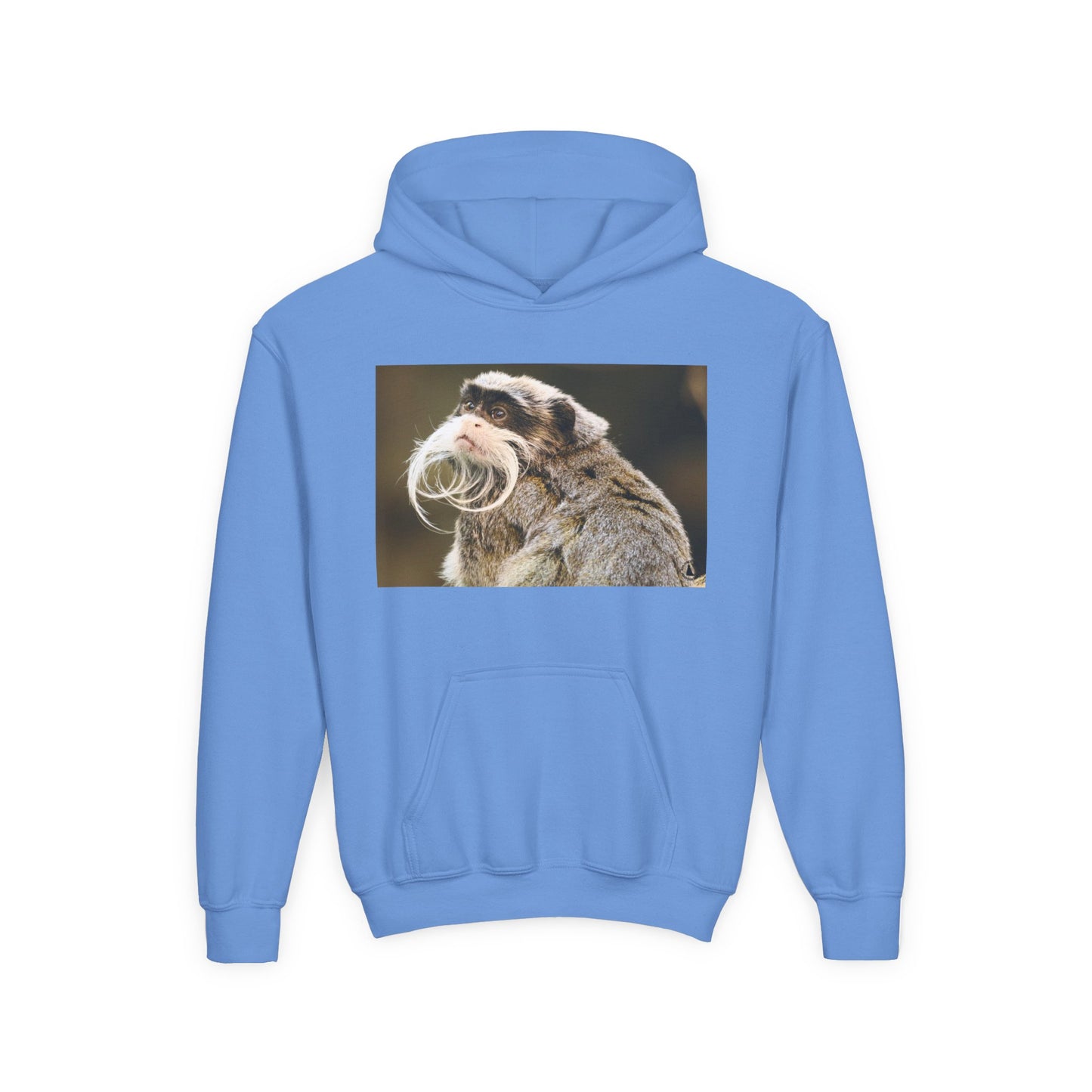 Youth Hoodie with Mustached Tamandua Anteater Photo – Cute Animal Kids Sweatshirt