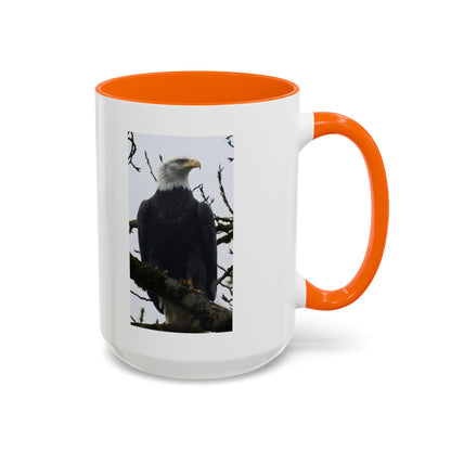 Bald Eagle Accent Coffee Mug – Patriotic Wildlife 11/15oz