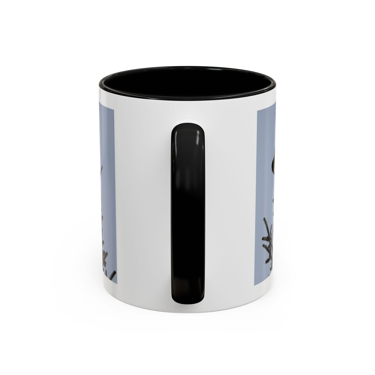 Songbird Silhouette Accent Coffee Mug — Black Interior 11/15oz