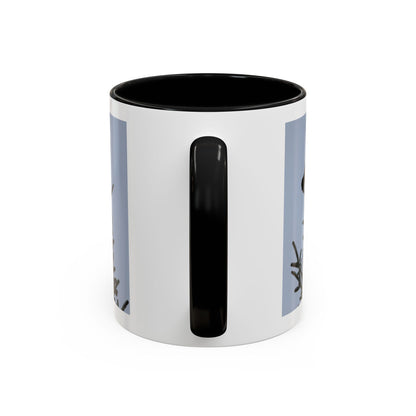 Songbird Silhouette Accent Coffee Mug — Black Interior 11/15oz