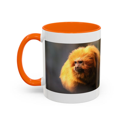Golden Lion Tamarin Coffee Mug — Cute Exotic Monkey Accent Mug (11/15oz)