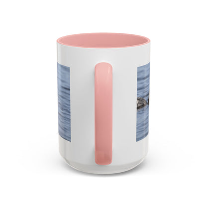 Loon Family Accent Coffee Mug — Scenic Lake Bird Photography (11/15oz)