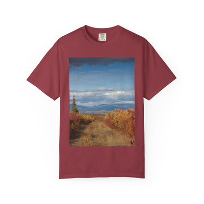 Autumn's Sentinel: Alaskan Fall Wilderness, Northern Landscape Photographyphotography shirts