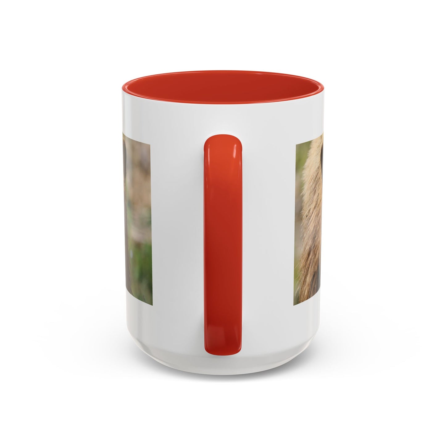 Funny Brown Bear Photo Accent Coffee Mug (11/15 oz)