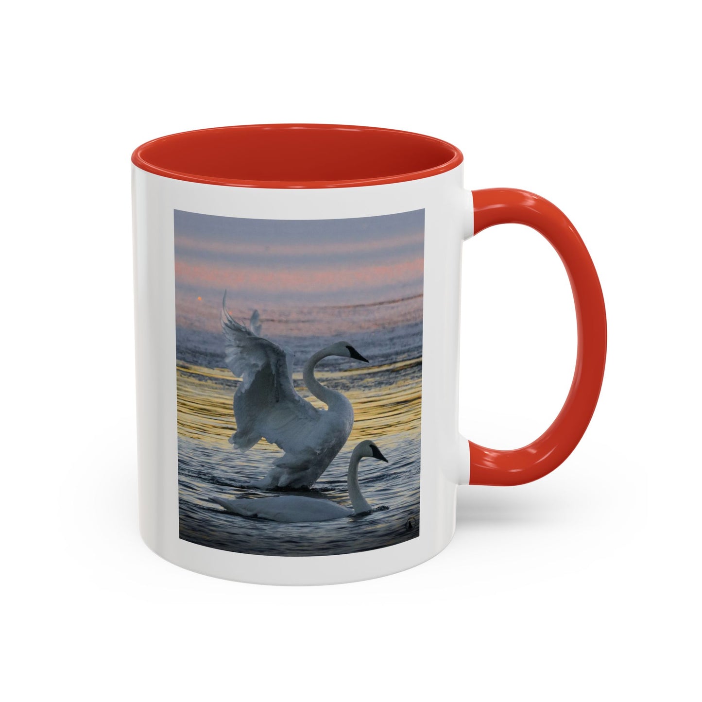 Swan Sunset Coffee Mug — Accent 11/15oz
