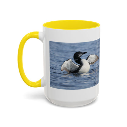 Loon Lake Accent Coffee Mug — Wildlife Photography Bird Mug (11/15oz)