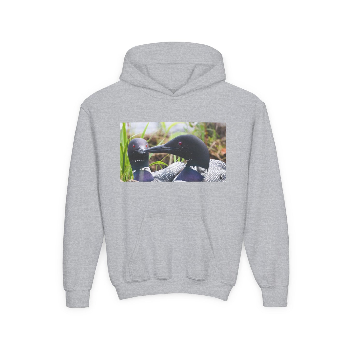 Youth Hoodie — Realistic Waterfowl Duck Photo Print