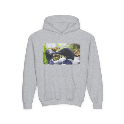 Youth Hoodie — Realistic Waterfowl Duck Photo Print