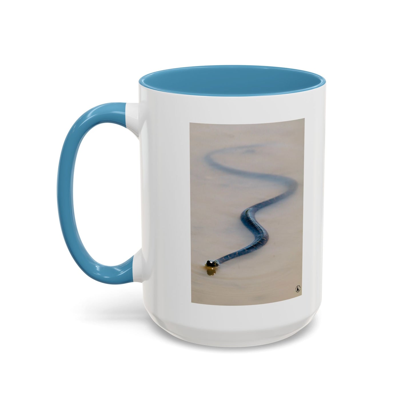 Serpentine Ribbon Snake Coffee Mug — Nature Photography Accent Mug (11/15oz)