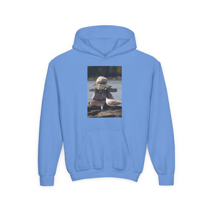 Youth Hoodie with Cute Duck Plush Photo — Kids' Cozy Animal Pullover