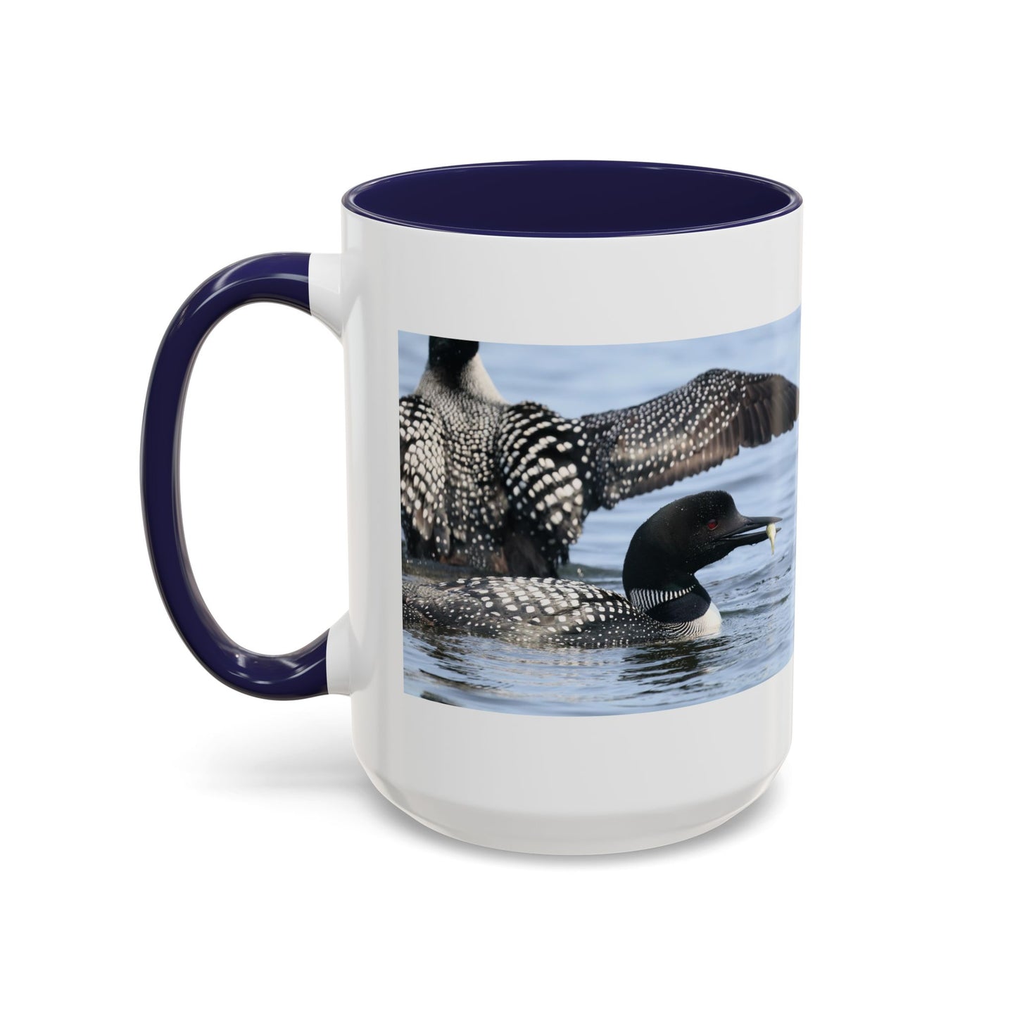 Common Loon Accent Coffee Mug – Wildlife Photography Bird Lover Gift (11/15oz)