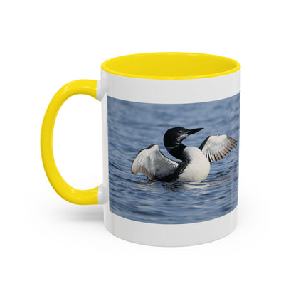 Loon Lake Accent Coffee Mug — Wildlife Photography Bird Mug (11/15oz)