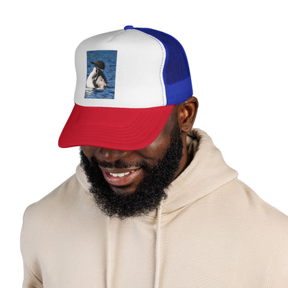 Loon Waterfowl Trucker Cap – Vintage Nature Bird Hat for Birdwatchers